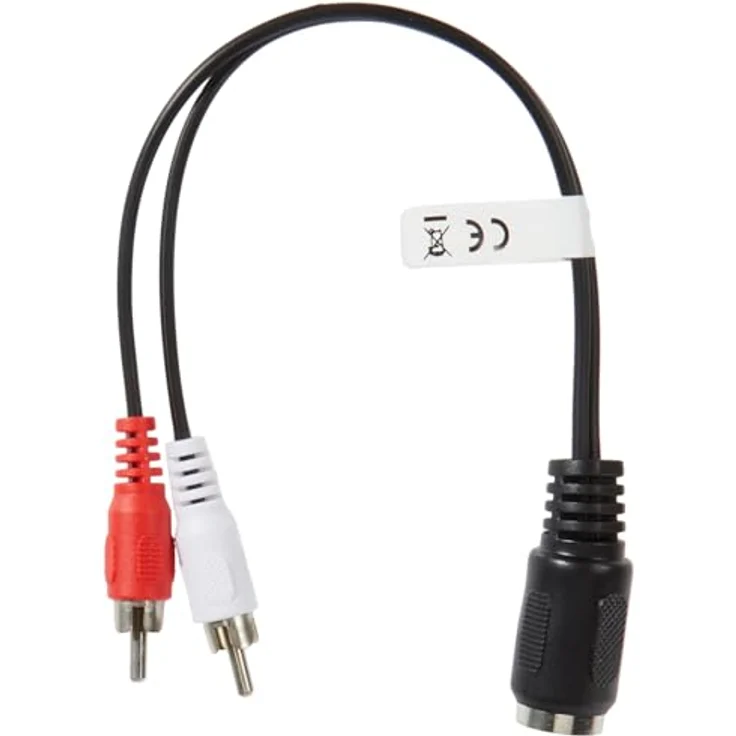 0.2m 2x Cinch Stecker auf 5-polig DIN Kupplung – Bild 6