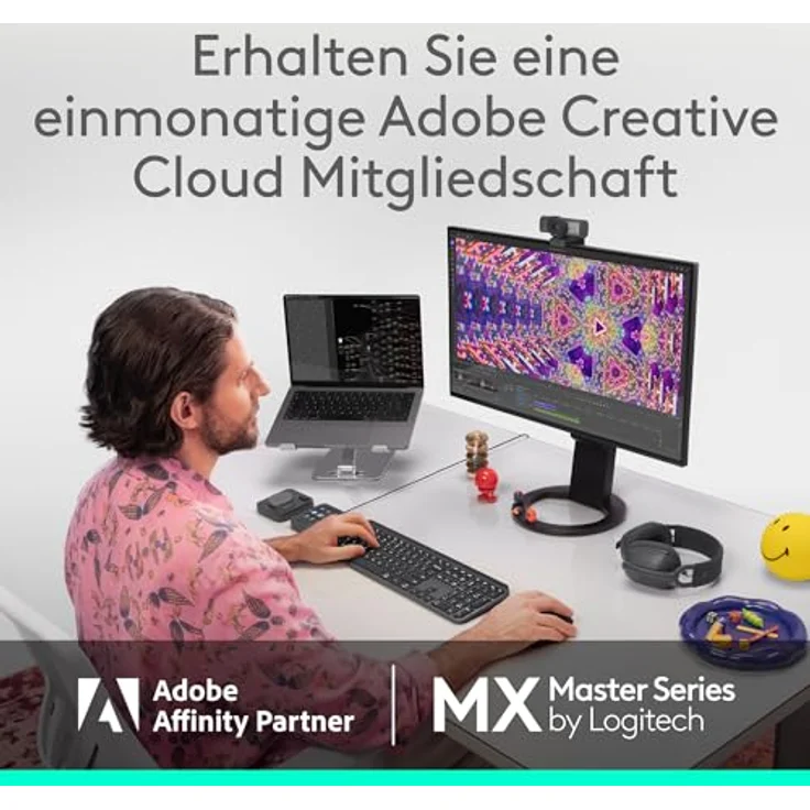 Logitech MX Master 4 - Off-White - Ergonomische Maus (Weiß) – Bild 12