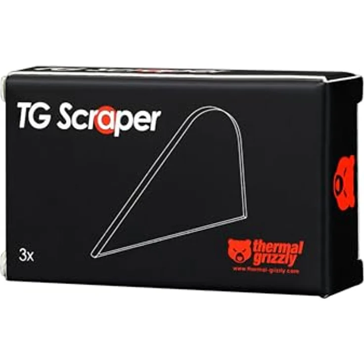 Thermal Grizzly TG Scraper, Präzisionsschaber aus Acrylglas, 3 Stück für PC-Kühlung – Bild 7