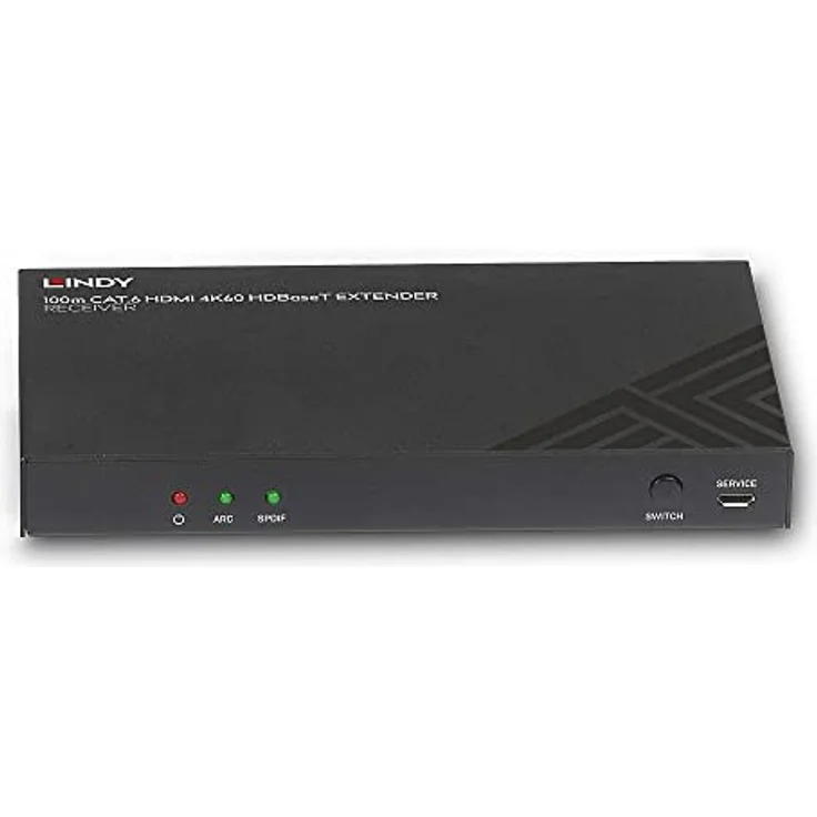 Lindy 38342 HDMI HDBaseT Receiver, KVM Switch mit 4K Auflösung, 100 m Übertragungsstrecke, Schwarz – Bild 3