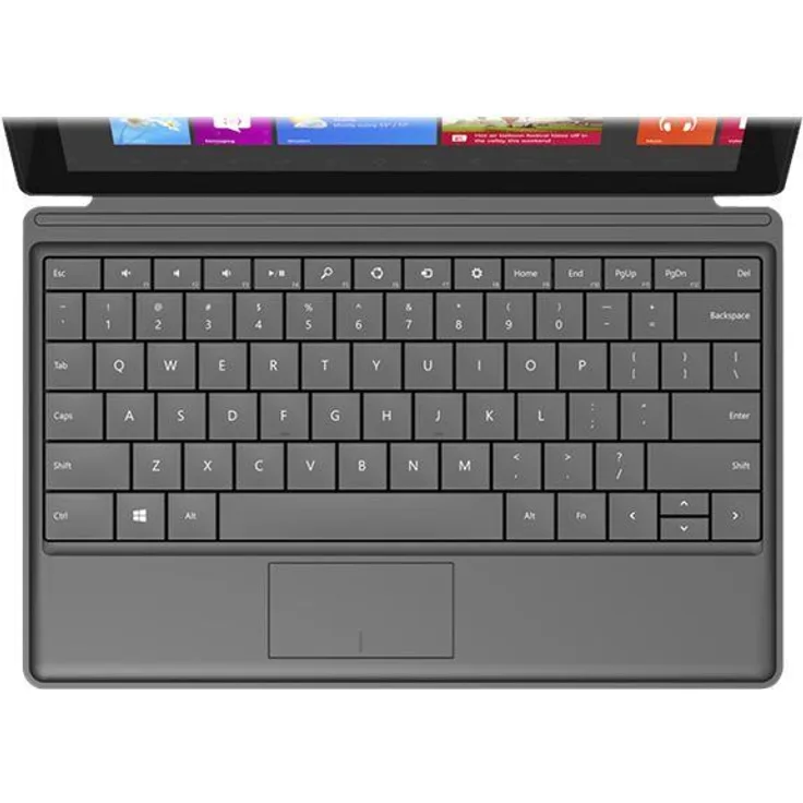 Microsoft Surface Keyboard Bluetooth AT/DE Gray, Hochwertige kabellose Tastatur mit QWERTZ-Layout für Deutschland und Österreich