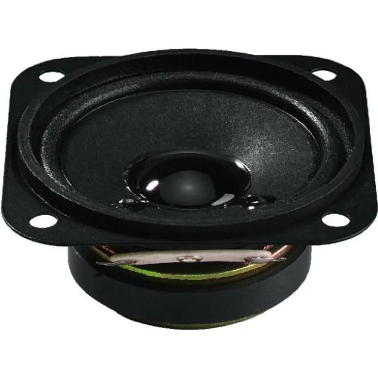 MONACOR Miniatur-Lautsprecher Subwoofer, 5 W MAX, 3 W RMS, 4 Ω für Standardanwendungen im Miniaturchassis-Bereich