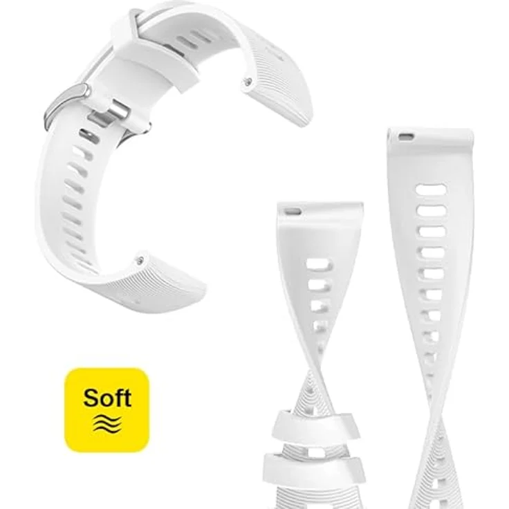 INF Armband für Garmin Forerunner 245, Silikonarmband mit 20mm Breite, wasserabweisend und atmungsaktiv – Bild 5