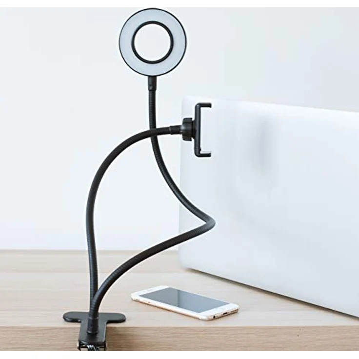 ThumbsUp! Vlogging Light Selfie Ringlicht Smartphone Halter – Bild 3