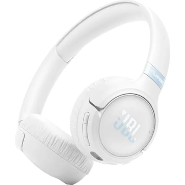 JBL Tune 680NC, Bluetooth Kopfhörer kabellos mit 76 h Laufzeit, weiß – Bild 1