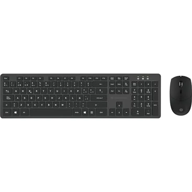 Conceptronic ORAZIO01ES Wireless Keyboard & Mouse Kit, Spanisches Layout, 2,4-GHz Nanotechnologie, 105 Tasten, Maus mit DPI-Schalter – Bild 2