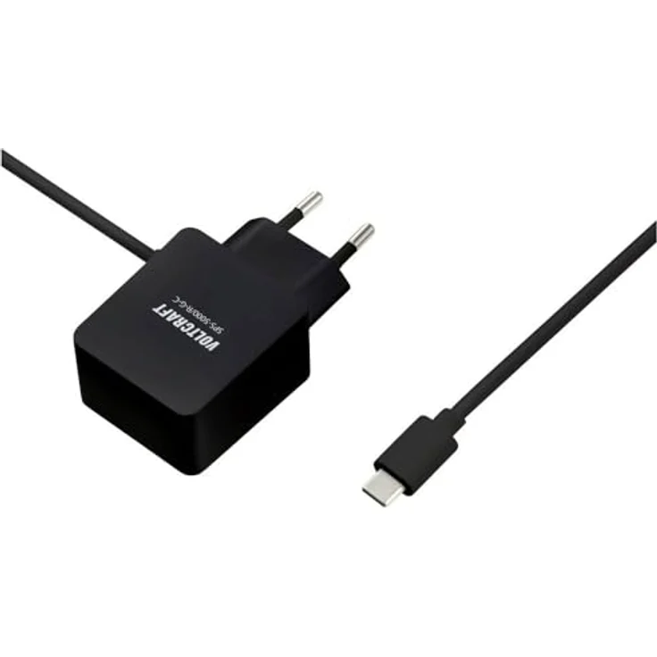 Voltcraft VC-15304175 Steckernetzteil, Festspannung 5.1 V/DC, 9 V/DC, 12 V/DC, 15 V/DC 5 A 27 W Raspberry Pi geeignet, USB-C Stecker – Bild 1