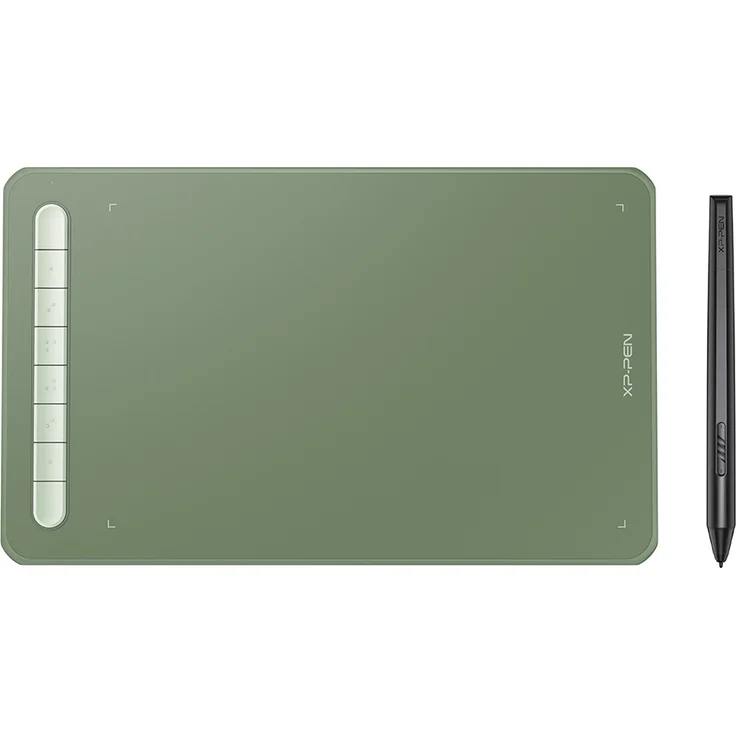 XP-Pen Deco M Grafiktablett 8"x5" mit 8 Schnellzugriffstasten, X3 Stift, grün, umfassende Kompatibilität für Windows, Mac, Android und mehr