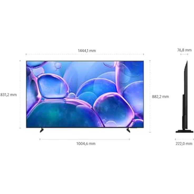 Samsung Crystal UHD 4K U7099F, 65 Zoll (163 cm) LED Fernseher mit Crystal Prozessor 4K, MetalStream Design, SmartThings, Knox Security, Gaming Hub, AI Upscaling, Smart AI TV (2025) – Bild 4