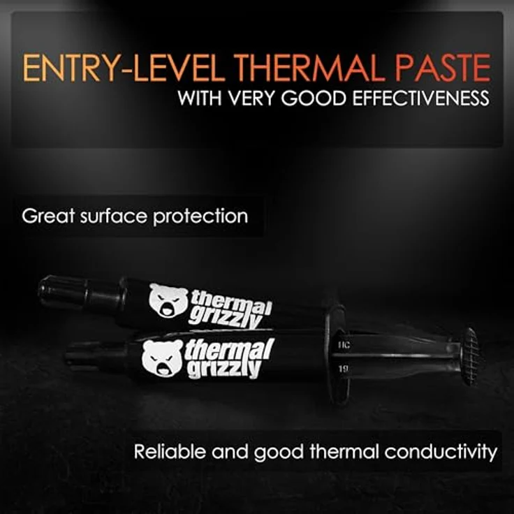 Thermal Grizzly Aeronaut 8.5W-m·K 3.9g Wärmeleitpaste - Wärmeleitpasten (3,9 g, -150-200 °C) – Bild 4
