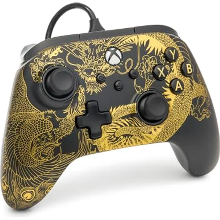 PowerA Advantage kabelgebundener Controller für Xbox Series X|S - Drache & Phönix, 3-Wege-Trigger-Locks, Doppel-Vibrationsmotoren, Immersive Impulsauslöser – Bild 3