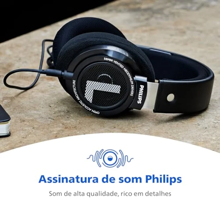 Philips SHP9500/00 HiFi-Kopfhörer neodymium schwarz – Bild 4