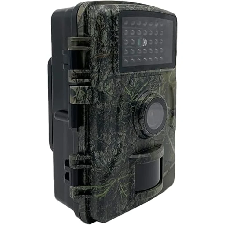 Berger & Schröter DH1 Wildkamera 16MP Full HD mit Bewegungsmelder No Glow 940nm Black-LED Nachtsicht 0,7s Schnelle Trigger IP66 Wasserdicht 32GB SD-Support 90° Weitwinkel Nachtsichtkamera Outdoor – Bild 2