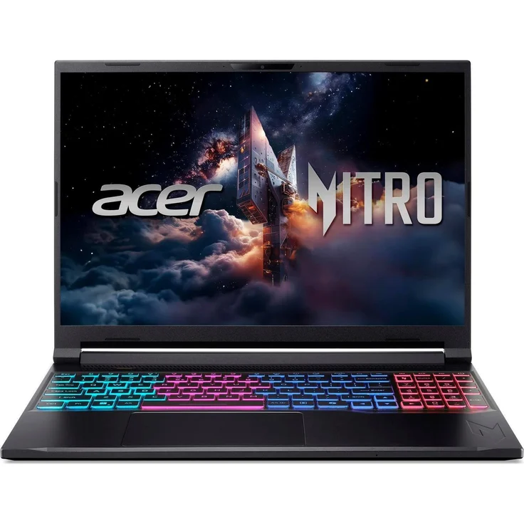 Acer Nitro V 16S, 16" Gaming Notebook mit Intel Core i7, 1000 GB SSD, 16 GB RAM, GeForce RTX 5060, Schwarz – Bild 1