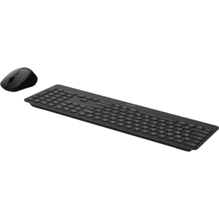 Rapoo 9390M, Kabelloses Bluetooth Tastatur und Maus Set mit Handballenauflage, QWERTZ Layout, Aluminium, Dunkelgrau – Bild 2