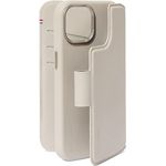 Decoded 2-in-1 Abnehmbare Schutzhülle für Apple iPhone 15 - Hochwertiges Europäisches Leder - Kartenhalter Hülle - Lederhülle - MagSafe-Kompatibel - Microfiber Lining - Clay Beige