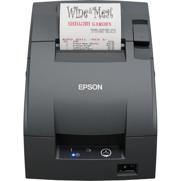 Epson TM-U220IIB, Nadeldrucker, grau, 16 Zeichen pro Zoll, USB 2.0