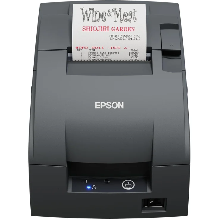 Epson TM-U220IIB, Nadeldrucker, grau, 16 Zeichen pro Zoll, USB 2.0