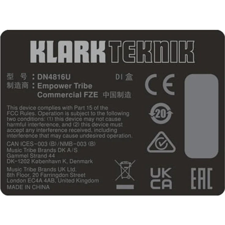 Klark Teknik StageConnect Interface Bridge DN4816U, 32-Kanal-Audio-Übertragung mit 24-Bit PCM und 0,4 ms Latenz – Bild 5
