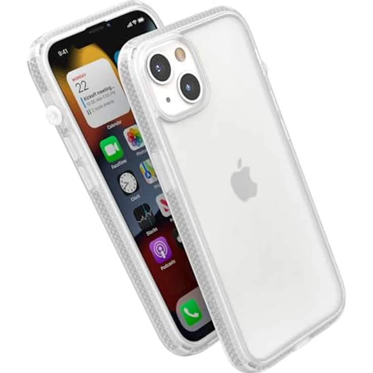 Catalyst Influence Case für Apple iPhone 13 mini, transparente Smartphone Hülle mit robustem Schutz nach Militärstandard, Wireless Charging kompatibel