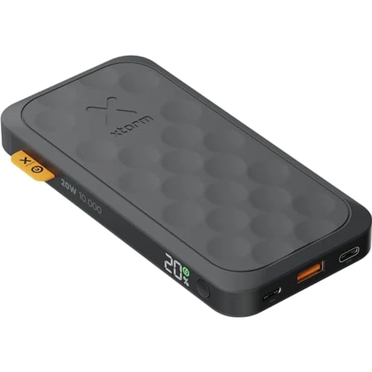 Xtorm Fuel Series 5 20W Powerbank, 10.000mAh, 2 x USB-C / 1 x USB-A, Flugzeugfest, Geeignet für Samsung und iPhone, Midnight Black – Bild 5