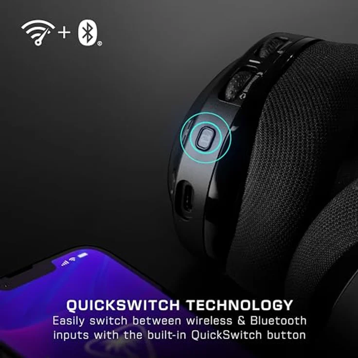 Turtle Beach Stealth 600 (Gen 3) Schwarz Xbox Kabelloses Gaming Headset mit 80h Akkulaufzeit, 50mm Lautsprecher & Bluetooth – Bild 2