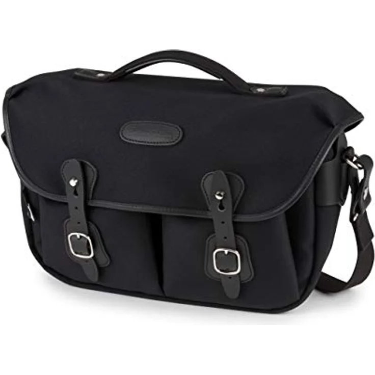 Billingham Hadley Pro 2020 Kameratasche (Black Fibrenyte/Black Leather) - Verbesserte Version mit Butylkautschuk-Schicht und herausnehmbarem Einsatz – Bild 1