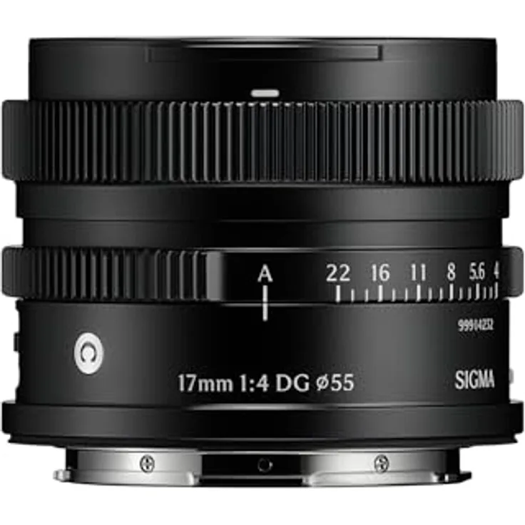 Sigma 17 mm f4.0 DG, Kompaktes Zoom-Objektiv für L-Halterung, schwarz