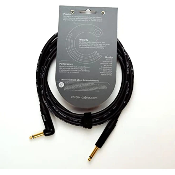 Cordial 11218 Klinke Audio Anschlusskabel, 1x 6.3mm mono Stecker, professionelle Audioqualität – Bild 3