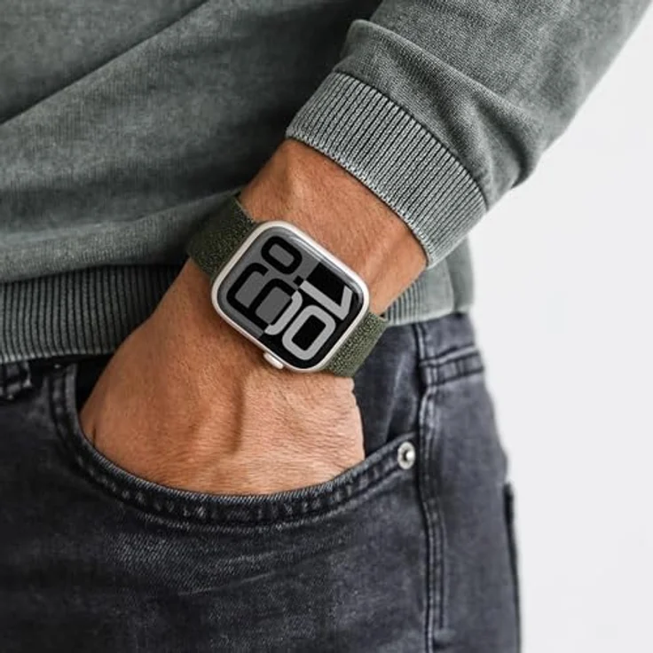 Vonmählen Fitness Loop 2 Armband für Apple Watch 40 / 41 / 42 mm, in Olive, versandkostenfrei – Bild 3
