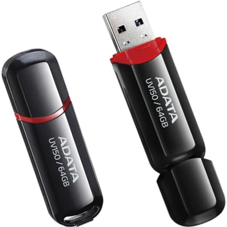 ADATA AUV150-64G-RBK 64GB DashDrive schwarz – Bild 4