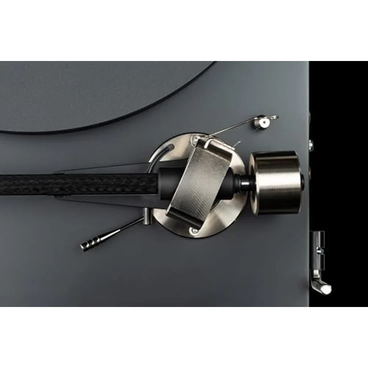 Pro-Ject Audio Systems Debut PRO B, Plattenspieler mit True Balanced Tonarm und elektronischer Geschwindigkeitsumschaltung, Pick it PRO B, Satin Schwarz – Bild 4