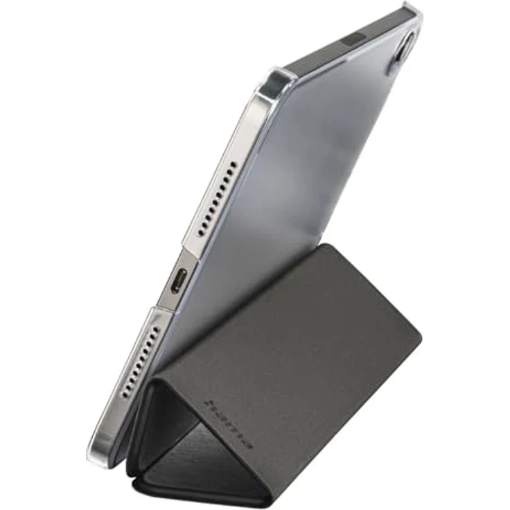 HAMA Fold Clear Flip Cover, Tablet-Tasche mit Standfunktion für Apple iPad Mini 8.3", Schwarz – Bild 5