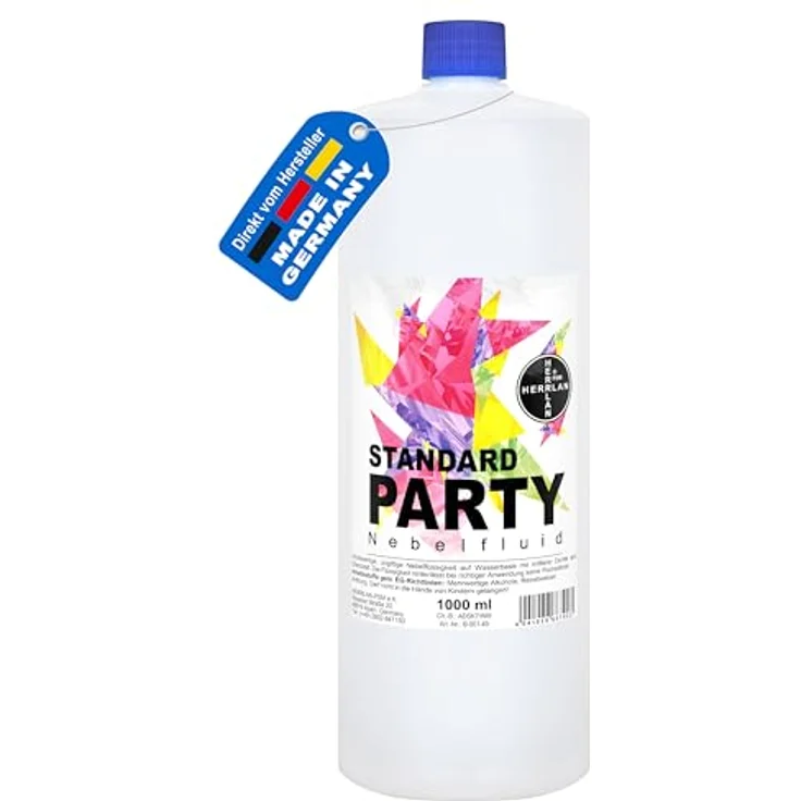 STANDARD PARTY Nebelfluid 1000 ml universelle wasserbasierte Nebelflüssigkeit - HERRLAN-Qualität - Made in Germany – Bild 2