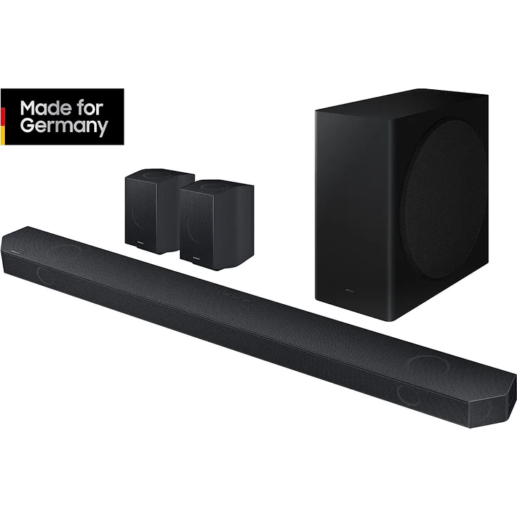 Samsung HW-Q935GC 9.1.4-Kanal Q-Soundbar, 2.0.2-Kanal Rücklautsprecher, Kabelloses Dolby Atmos / DTS:X, Q-Symphony [2023] – Bild 1