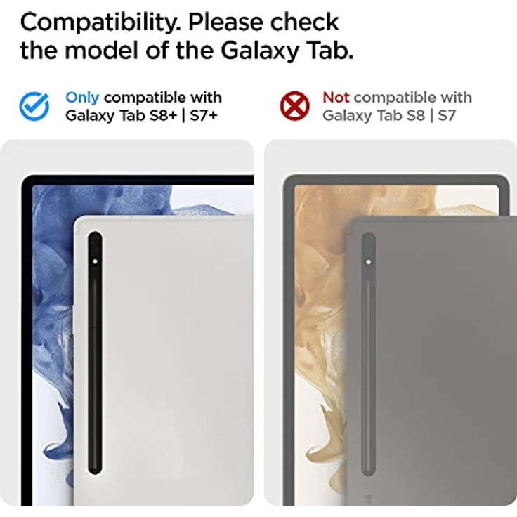 Spigen Rugged Armor Pro (Galaxy Tab S7+), Tablet Hülle, Schwarz - Rundum-Schutz mit integrierten Luftpolstern – Bild 2