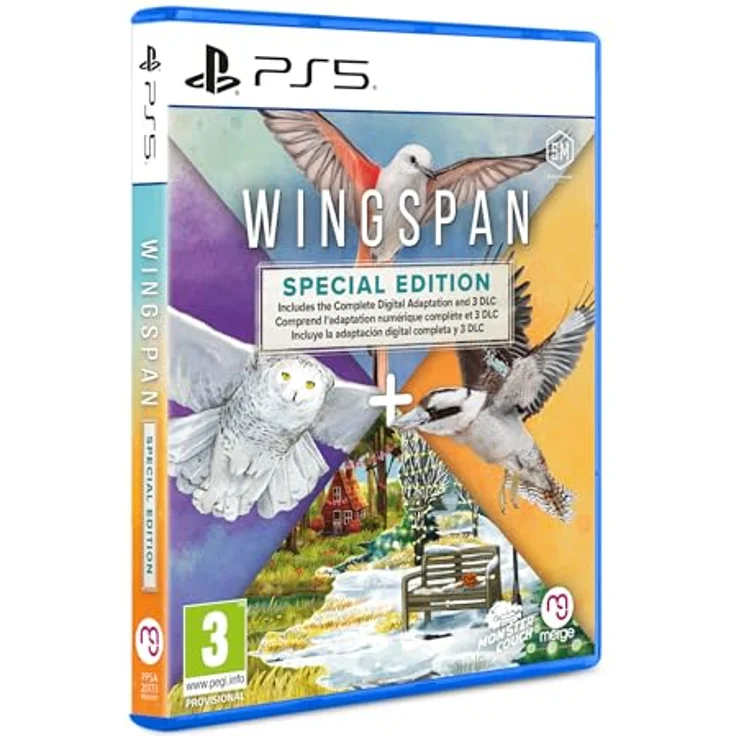 Merge Games Wingspan Special Edition (PlayStation 5) - Strategie-Kartenspiel mit europäischer und Ozeanien-Erweiterung, Einzelspieler- und Multiplayer-Modi – Bild 2