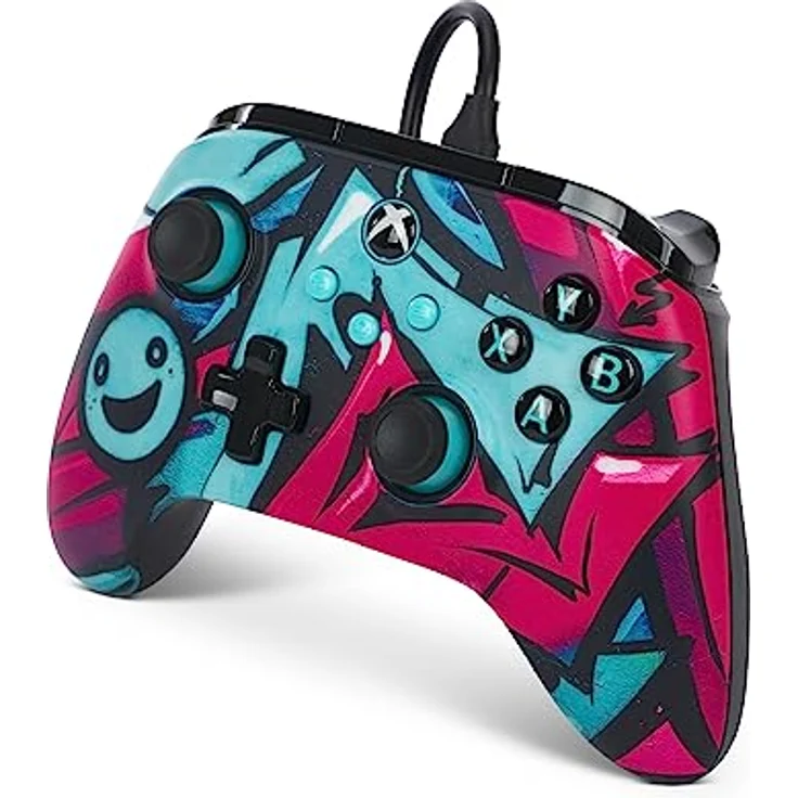 Esselte PowerA Advantage Gaming Controller, kabelgebunden für Xbox Series X S, mit 2 belegbaren Tasten, 3-Wege-Trigger-Locks, Blau und Violett, 3 Meter USB-C-Kabel – Bild 4