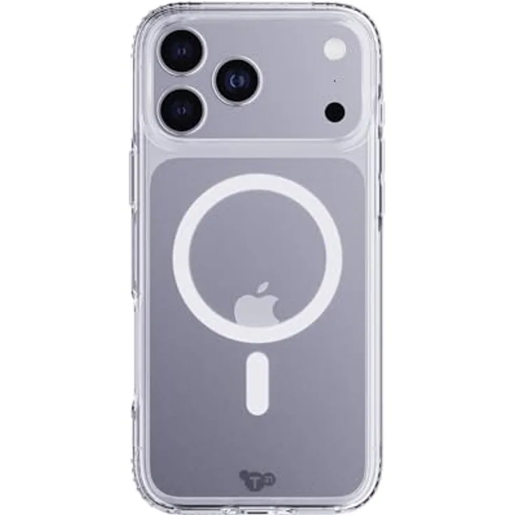 tech21 EvoClear mit MagSafe für Apple iPhone 17 Pro Max, Aufprallschutz bis 3,6 m, anti-gelb und kratzfest, mechanische Tasten
