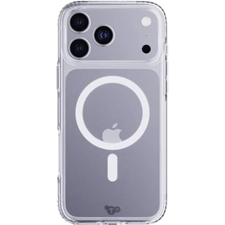 tech21 EvoClear mit MagSafe für Apple iPhone 17 Pro Max, Aufprallschutz bis 3,6 m, anti-gelb und kratzfest, mechanische Tasten – Bild 1