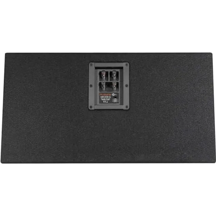 Musway MR208Q, Doppel Bassreflex-System mit zwei 20 cm (8') Subwoofern, 400 W RMS, Quick Connect Terminal, Acrylglas-Logo – Bild 4