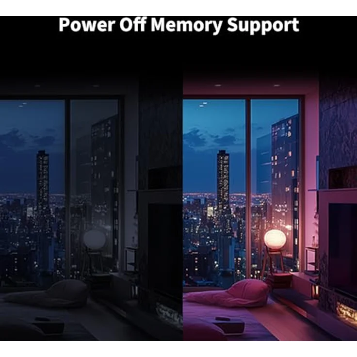 Aqara LED-Glühbirne T2 (GU10, RGB CCT), smarte Leuchtmittel mit einstellbarem Weiß (2000 K-9000 K), 16 Millionen Farben, Zigbee/Thread, Matter-Integration, kompatibel mit HomeKit, Alexa und Google – Bild 5