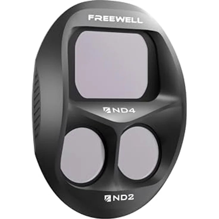 Freewell Mavic 4 Pro Split ND4/ND2 Filter, Drohnen Zubehör mit Gimbal-sicherer Passform und UV-Schutz, Schwarz – Bild 2