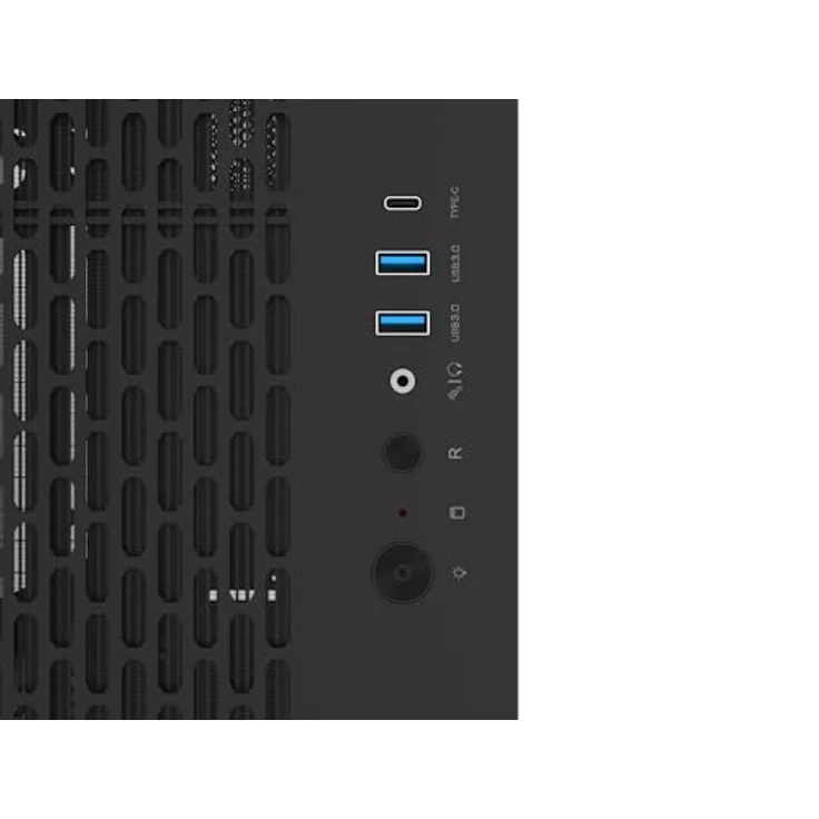 Thermaltake AX500, Full Tower Chassis in Schwarz, mit Unterstützung für E-ATX-Motherboards, bis zu 14 Lüfter und erweiterbare Speicherkapazität – Bild 5