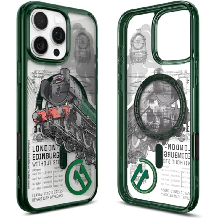 Spigen iPhone 16 Pro Max Hülle Ultra Hybrid T MagFit Scotsman Fir Edition, 3D-Raumeffekt, Camera Control Button, kompatibel mit MagSafe Zubehör, TPU-Rahmen, PC Platte, Eckschutz durch Air Cushion Technologie – Bild 1