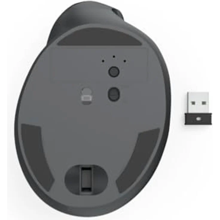 Hama EWM-500R, Ergonomische Funk-Maus mit 1800 DPI, 7 Tasten, schwarz – Bild 15