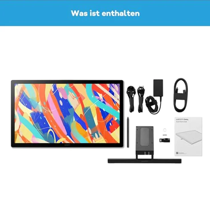 Wacom Display Cintiq 24 (2025), Grafiktablett mit 23,8" WQHD-Display, 5080 lpi, druckempfindlichem Wacom Pro Pen 3 und AG-Glasoberfläche, Schwarz – Bild 7