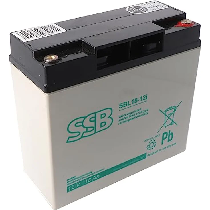 SSB SBL18-12i, 12V 18Ah AGM Bleiakku, Longlife, 5,3 kg – Bild 3