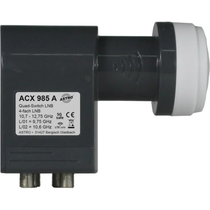 Astro ACX 985 A (Quad LNB, 40mm), LNB, Grau – Bild 1