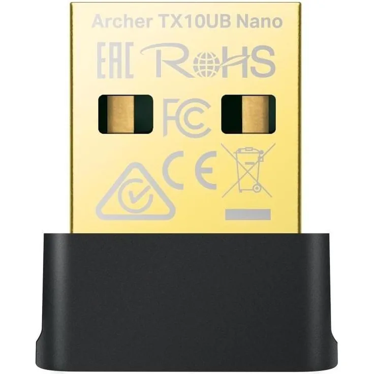 TP-Link Archer TX10UB, Nano Wi-Fi 6 USB-Adapter mit Bluetooth 5.3, Dualband bis 900 Mbps, WPA3 Sicherheit